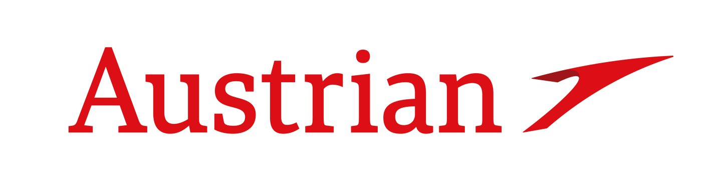 Logo of Austrian Airlines.