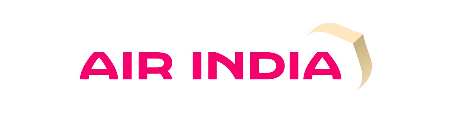 Logo of Air India.