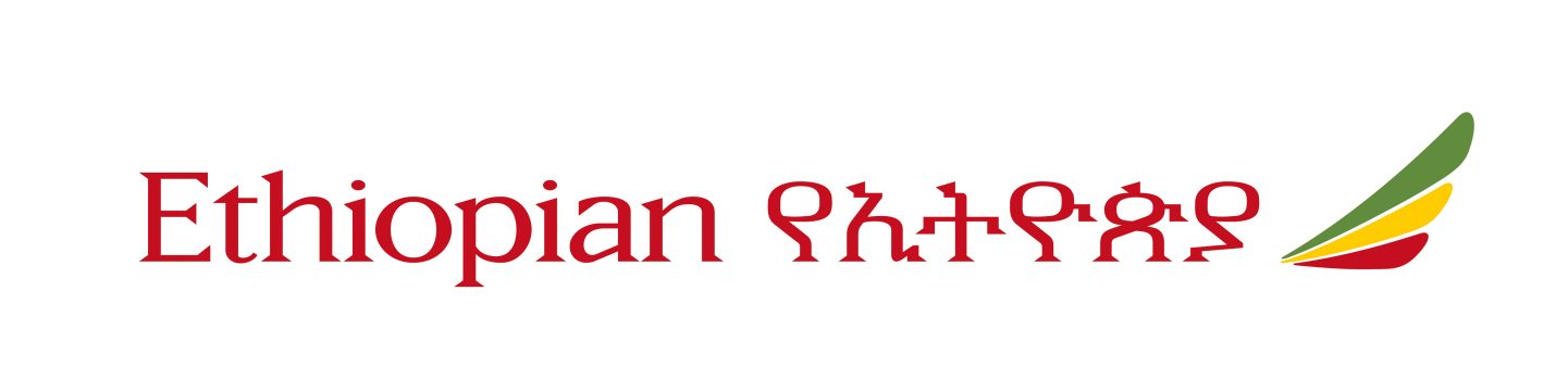 Logo of Ethopian Airlines.