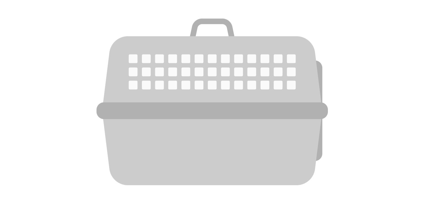 Diagramm einer zulässigen Transportbox mit geschlossener unterer Hälfte und oberen Belüftungslöchern.“