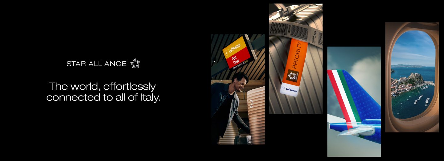Star Alliance. The world, effortlessly, connected to all of Italy.