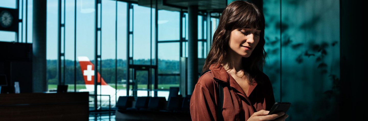 At the airport