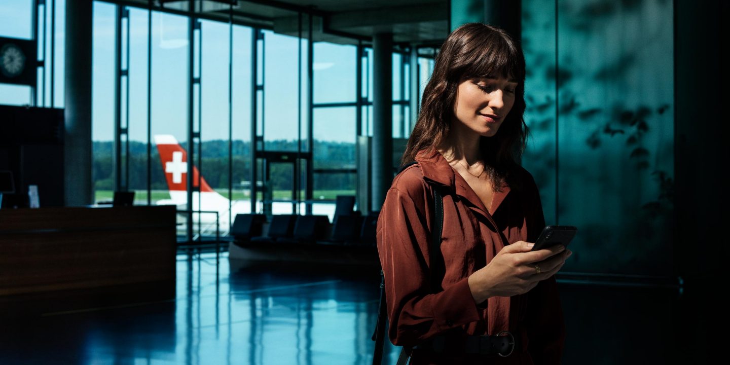 At the airport