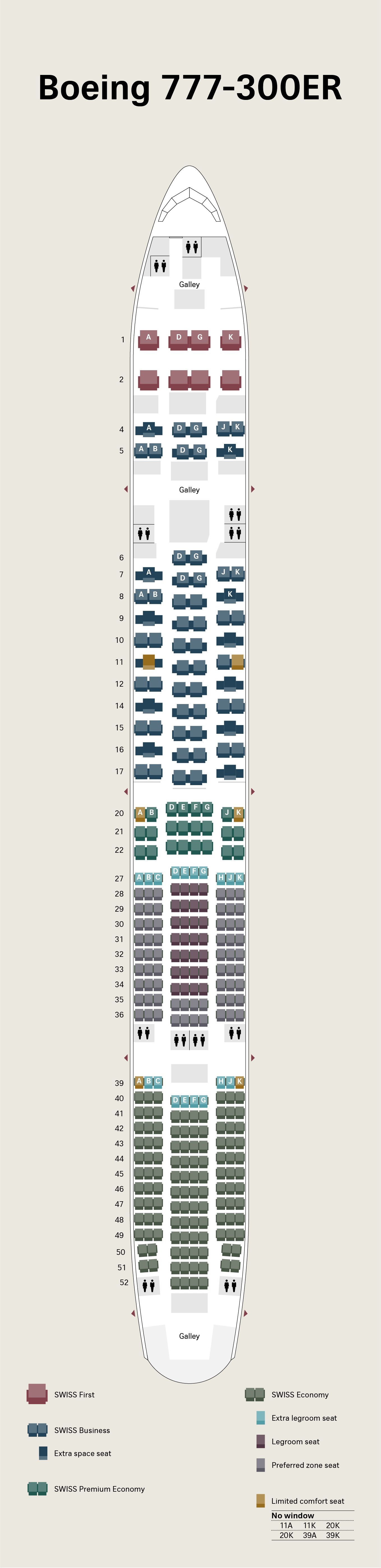 SWISS Boeing 777-300ER long-haul passenger aircraft.