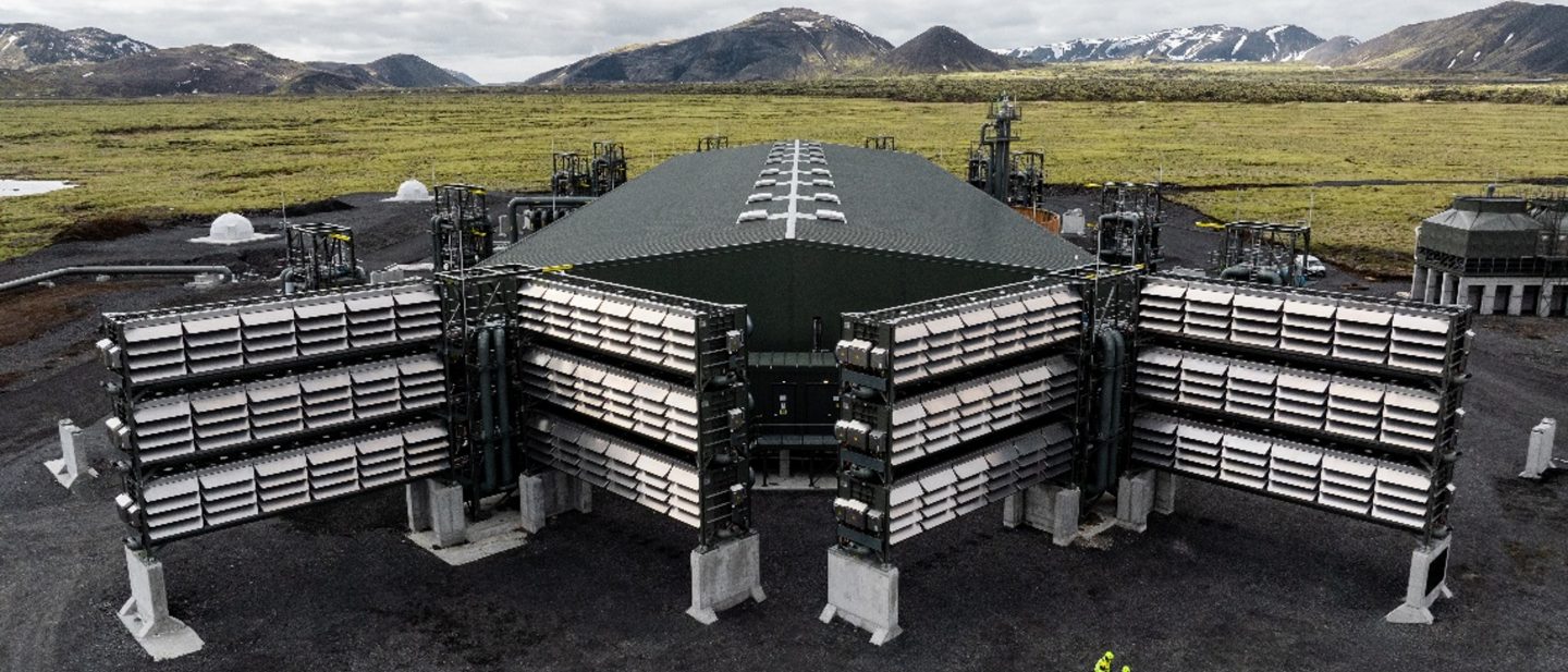 Impressive building with numerous tanks above its structure.