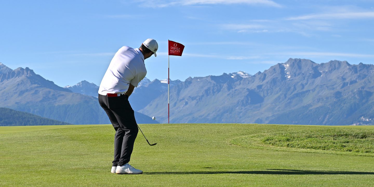 Crans-Montana, 07.09.2024, Golf - Omega European Masters, Max Schliesing (SUI), Hole 7