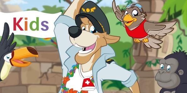 Kids on a safari adventure with jungle animals, featured in a colorful screenshot thumbnail.