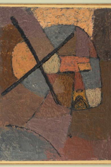Paul Klee. Von der Liste gestrichen, 1923, 121 Struck from The List. Oil on paper on cardboard 31,5 x 24 cm Zentrum Paul Klee, Bern, Schenkung Livia Klee.