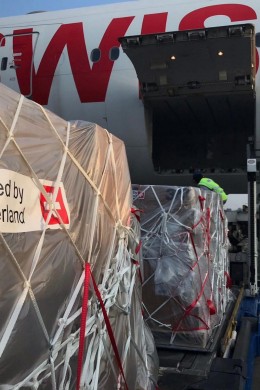 Swiss WorldCargo führt fünf Flüge im Auftrag der Direktion für Entwicklung und Zusammenarbeit (DEZA) durch 