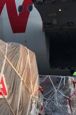 Swiss WorldCargo carries out five flights on behalf of Swiss Agency for Development and Cooperation (SDC)