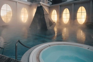 Jacuzzi in the Tamina Therme